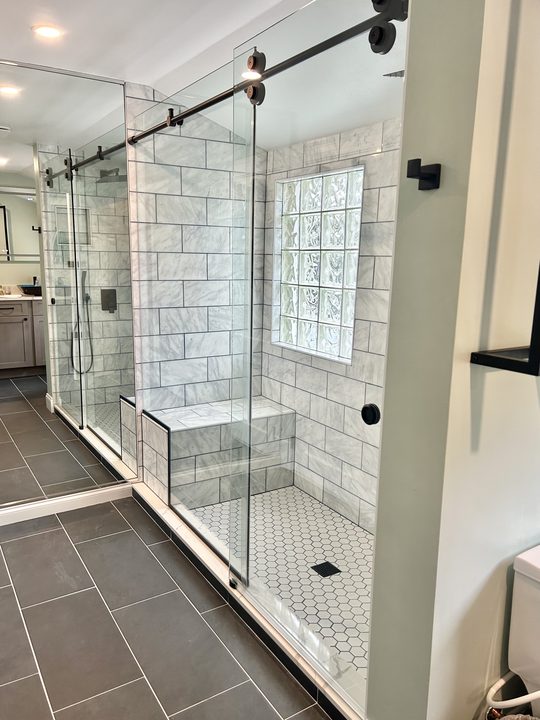 Titan Series Sliding Door in English Village, Bethesda, MD